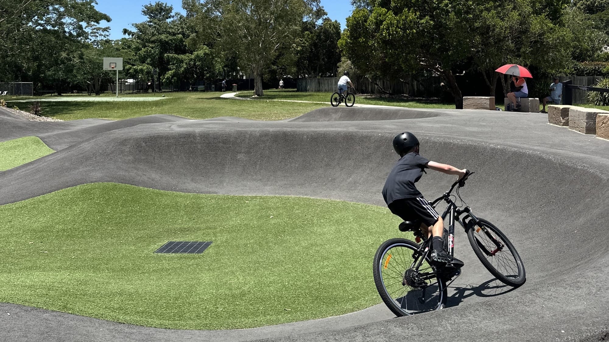 Pedal, pump and play on local tracks